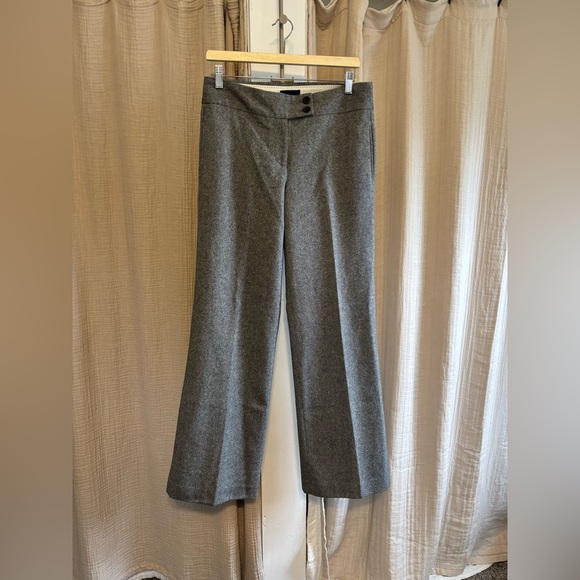 J Crew 100% Wool Wide Leg Trouser- 6 - Picture 1 of 9